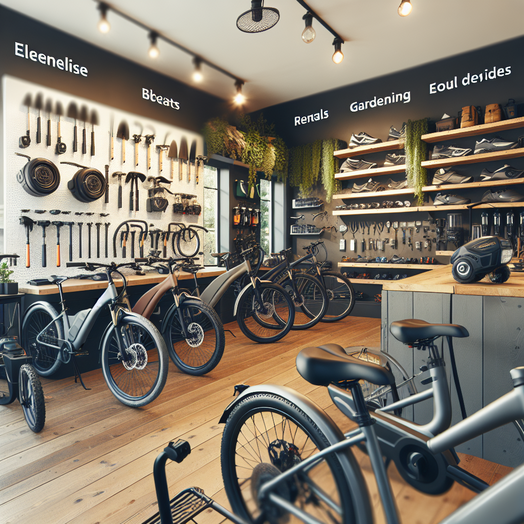 Explore Farina's vast selection of Aventon Electric Bikes, repair services, and power equipment tailored for every outdoor task.